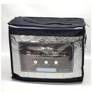 NWT 02 Sheex Duvet Set Performance Cooling Ultra Soft Full/Queen Pearl Blue